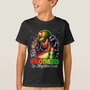 Camiseta Imperturbável Por Almas Negativas Mulher Negra Seu
