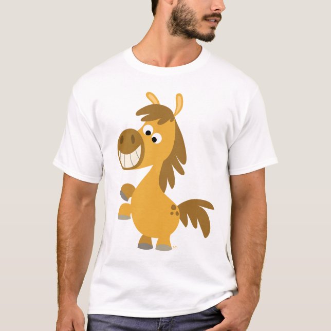 Camiseta Impetuosa Pônea de Cartoon (Frente)