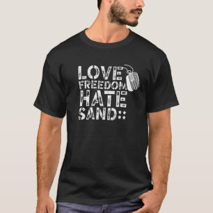 Camiseta Implantação militar do Amo Freedom Hate Sand