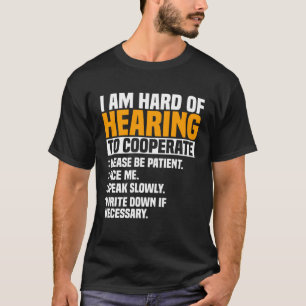 Camiseta Implante de aparelhos de audição de sensibilização