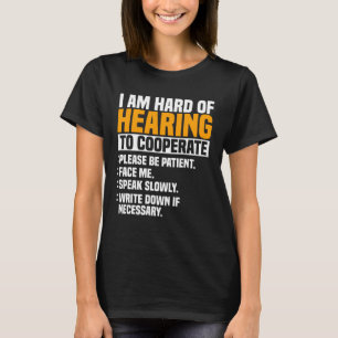 Camiseta Implante de aparelhos de audição de sensibilização
