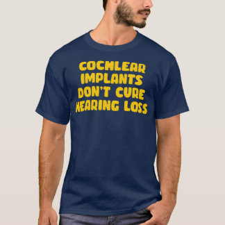 Camiseta implantes cocleares não curam perda auditiva amare