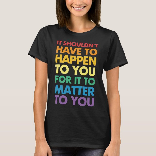 Camiseta Importa para você (Frente)