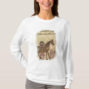 Camiseta Importando-se com o cavalo, ilustração