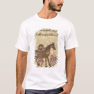 Camiseta Importando-se com o cavalo, ilustração
