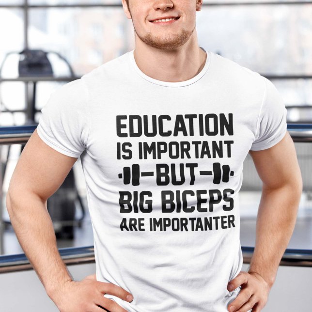 Camiseta Importante para Big Biceps (Criador carregado)