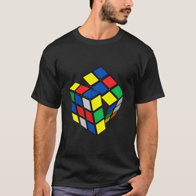 Camiseta Impossible Rubik Rubix Rubics Cube Pocket Gaming (Frente)