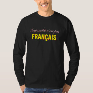 Camiseta Impossível Não É Francês