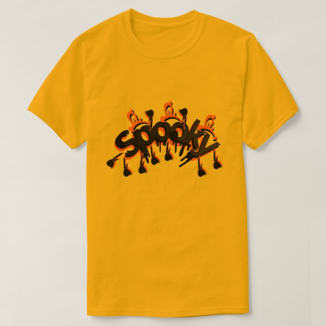 Camiseta imposto assustador (Frente do Design)