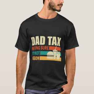 Camiseta Imposto do Pai Retro Garantindo que Não é Veneno C