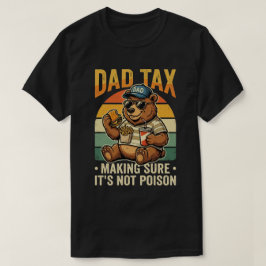 Camiseta Imposto do Papai Urso Engraçado Design de Humor do