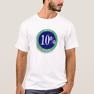 Camiseta Imposto máximo, VAT, segurança nacional 10%