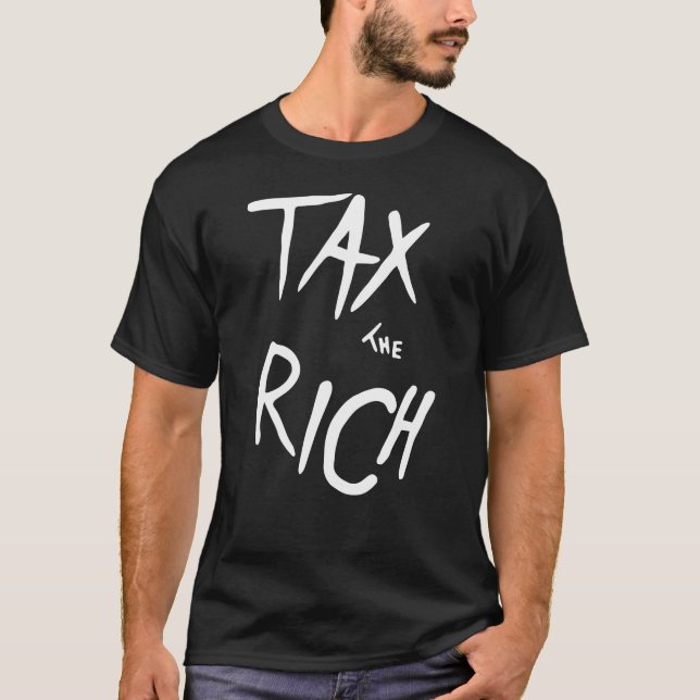 Camiseta Imposto sobre o COA Declaração de Moda Política T- (Frente)