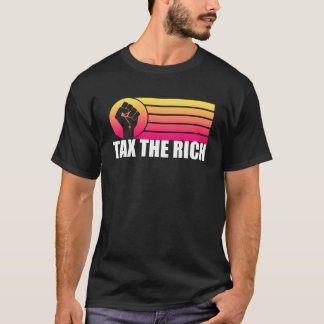 Camiseta Imposto Sobre O Rich Retro Sunset