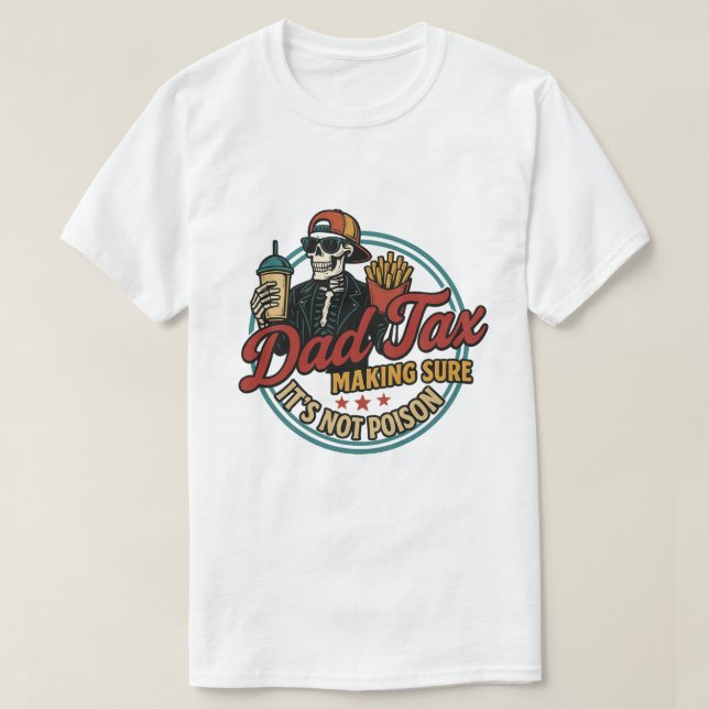 Camiseta Imposto sobre pais - Fazer de certeza que não é ve (Frente do Design)