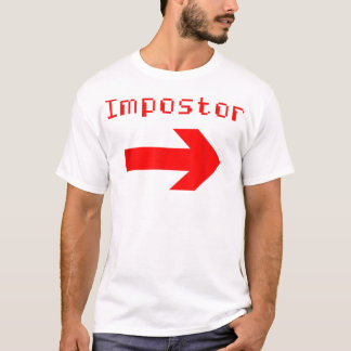 Camiseta Impostor - Roupa de jogos engraçados