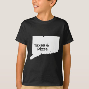Camiseta Impostos de Connecticut & Connecticut Zza