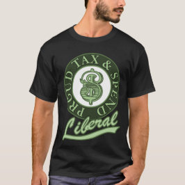 Camiseta Impostos Orgulhosos e Liberal