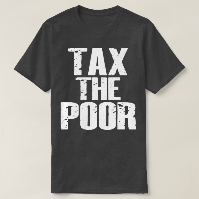 Camiseta Impostos Pobres (Frente do Design)