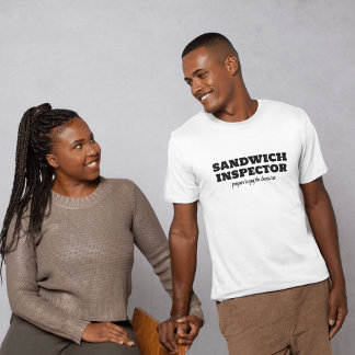 Camiseta Impostos sobre o Queijo, Inspetor de Sanduíche Fun