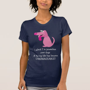 Camiseta Impotente bonito sobre o t-shirt dos cães