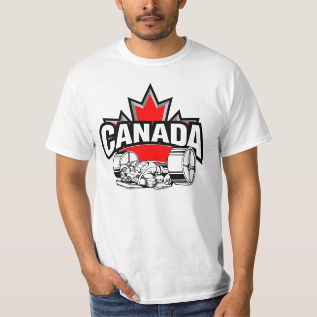 Camiseta Imprensa de banco 1 de Canadá da equipe (Frente)