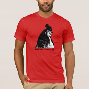 Camiseta Imprensa T básico da galinha Raging