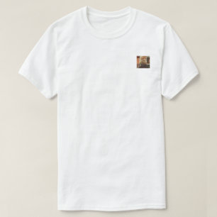 Camiseta impressa com peito - Antigo e Mais Antigo