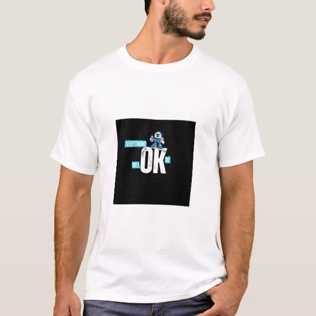 Camiseta Impressa OK Masculina Moda (Frente)