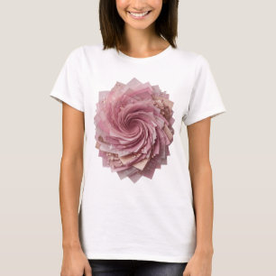 Camiseta Impressão artística em prata ARTE ABSTRATA