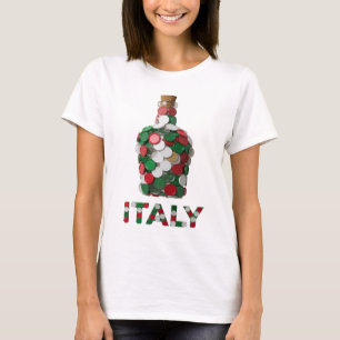 Camiseta Impressão Artística Prata ITÁLIA