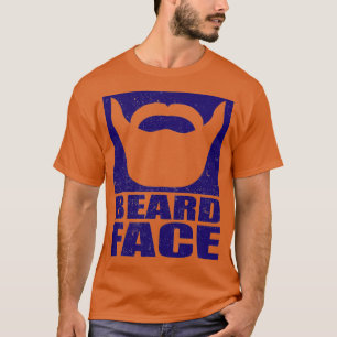 Camiseta IMPRESSÃO azul face da placa