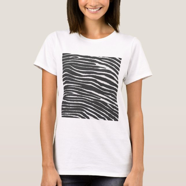 Camiseta Impressão Chic Zebra (Frente)