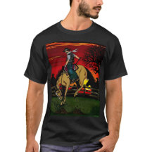 Impressão colorida de "Os Cowboys".
