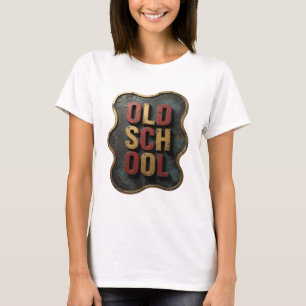 Camiseta Impressão Cool Gold OLD SCHOOL