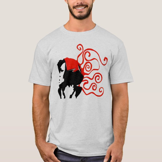 Camiseta Impressão da cabeça de Octo (Frente)