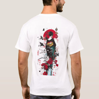 Camiseta Impressão da GAROTA KIMONO