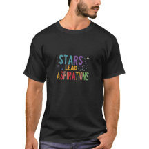 Impressão da palavra "Star Leads Aspirations" em v