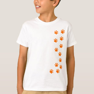 Camiseta impressão da pata - adicione seu próprio nome ou r