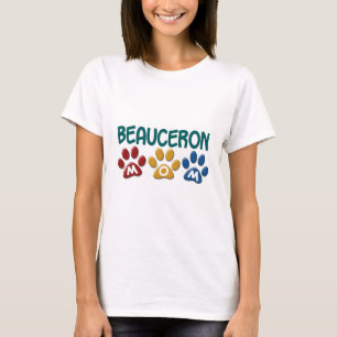 Camiseta Impressão da pata da MAMÃ de BEAUCERON