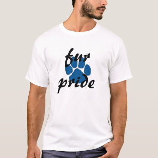 Camiseta impressão da pata, orgulho da pele