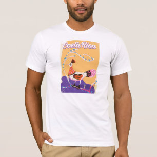 Camiseta Impressão das viagens vintage de Rican da costela