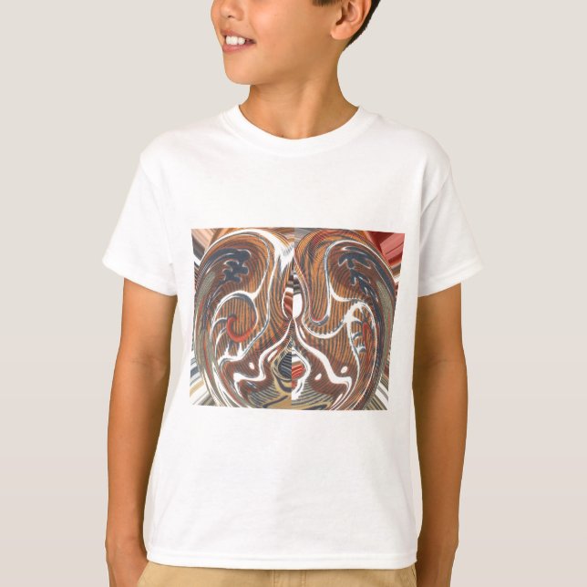 Camiseta Impressão de Abstrato de arte africana (Frente)