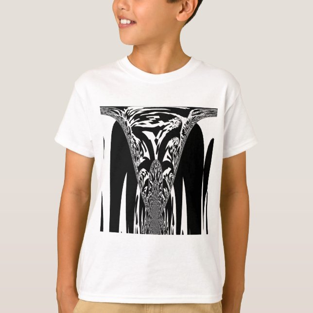 Camiseta Impressão de Abstrato de arte africana (Frente)