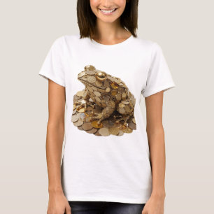Camiseta Impressão de arte abstrata prateada icônica