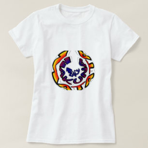 Camiseta impressão de Arte Circular "Peace Hakuna Matata"