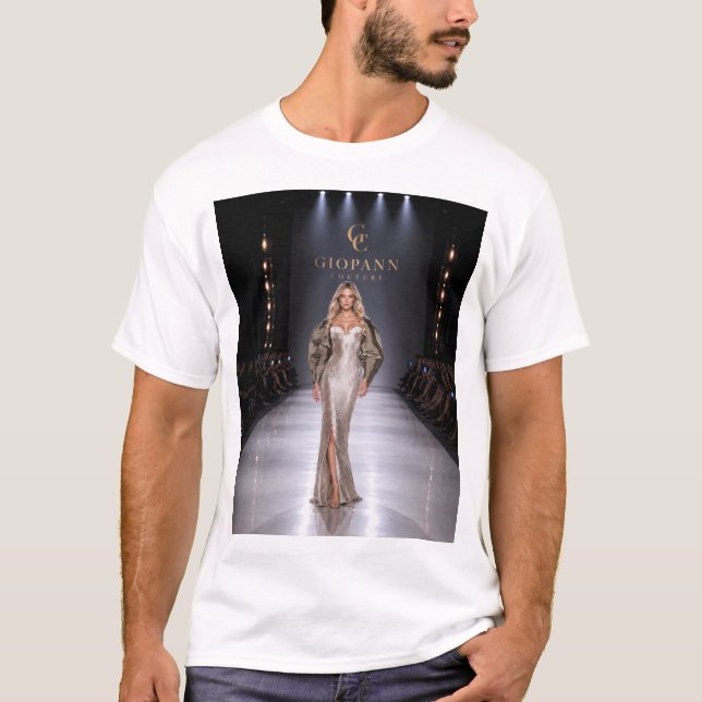 Camiseta | Impressão de Arte de Desfile de Moda (Frente)