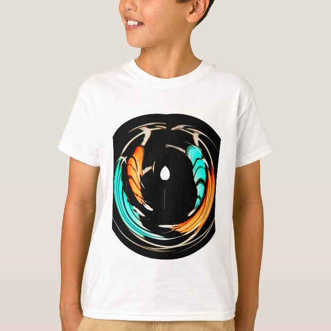 Camiseta Impressão de Arte de Padrão Tradicional Africano (Frente)