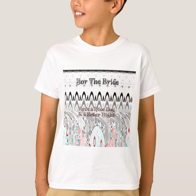 Camiseta Impressão de Arte de Presente de Chuveiro de Noiva (Frente)