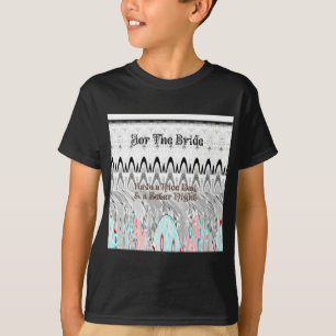 Camiseta Impressão de Arte de Presente de Chuveiro de Noiva